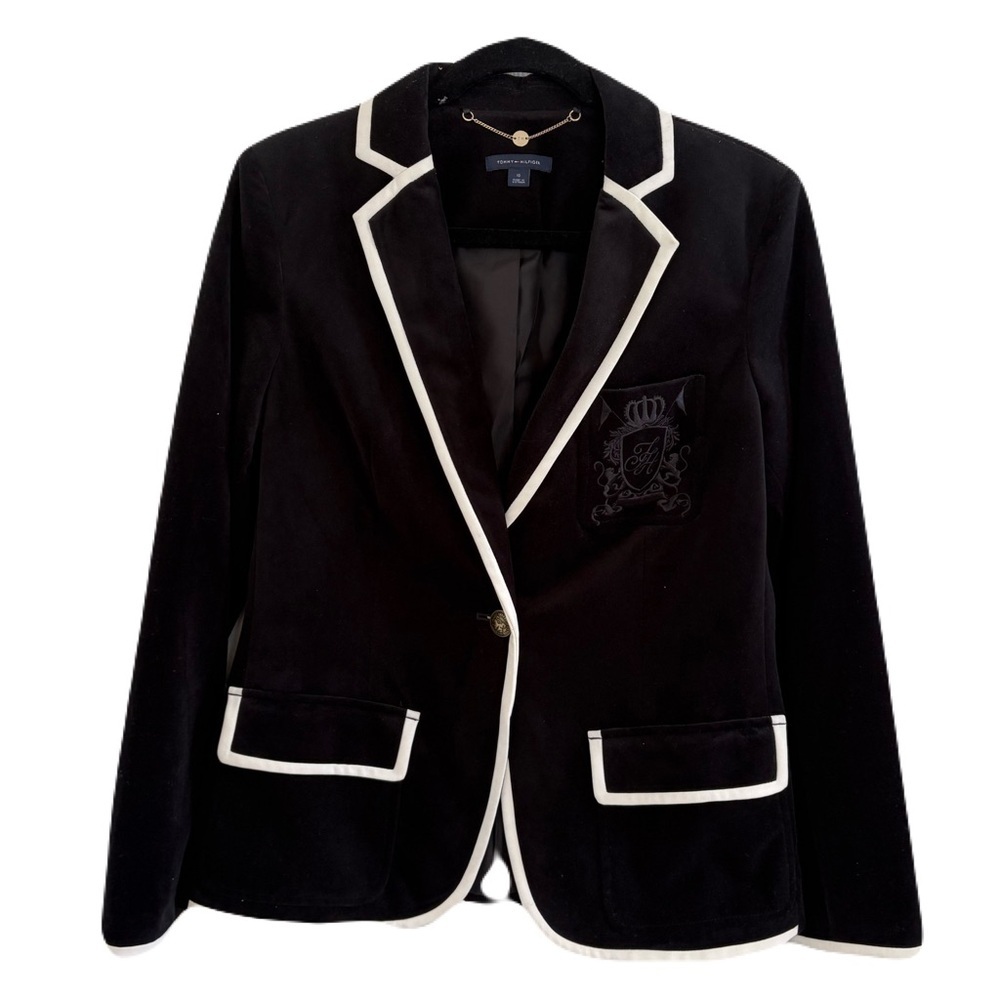 Preppy Blazer with White Trim